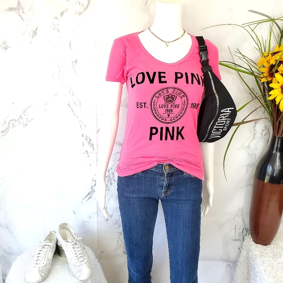 PINK Victoria's Secret Tops - PINK Victoria's Secret pullover soft knit tee